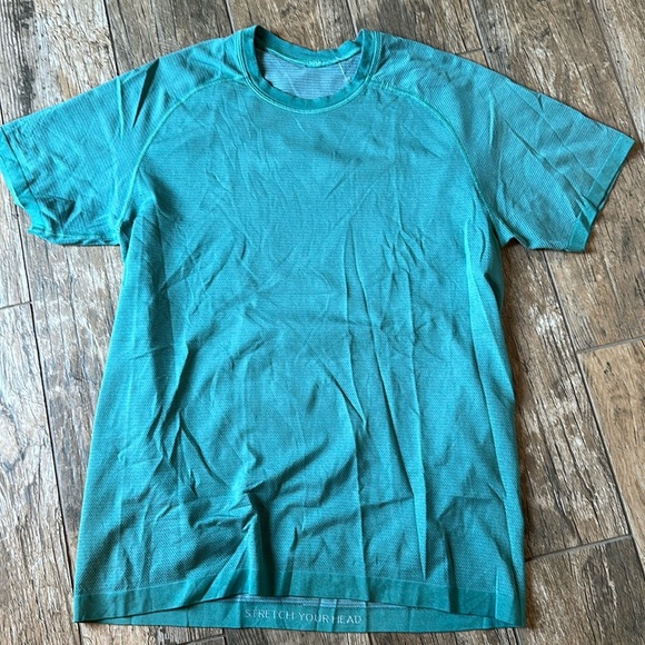 Lululemon mens tee teal green medium - Picture 1 of 5
